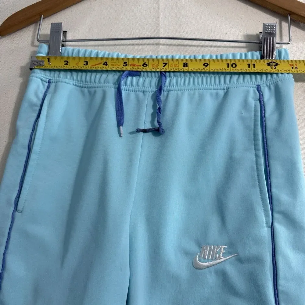 Nike Sportswear Big Kids Girls Large Blue High-Waisted Track pants DD6302 - Picture 7 of 10